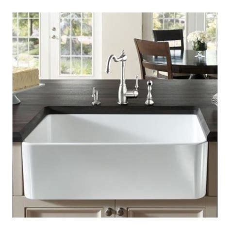 Blanco Farmhouse Sink 33 | White Gold