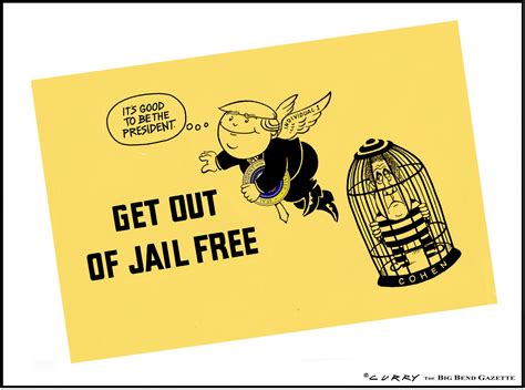 Political Cartoon U.S. Trump Monopoly Get Out of Jail Free Card | The Week