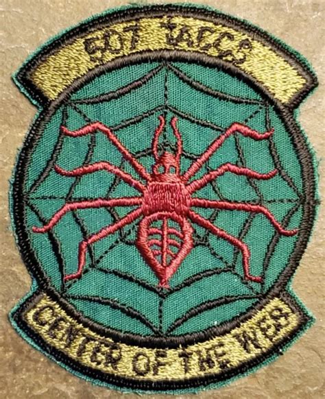 USAF AIR FORCE 507th Tactical Air Control Squadron Patch TACCS Subdued VTG ORG £7.90 - PicClick UK