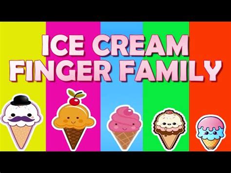 Cone Ice Cream Finger Family Nursery Rhyme for Children | My Superhero ...