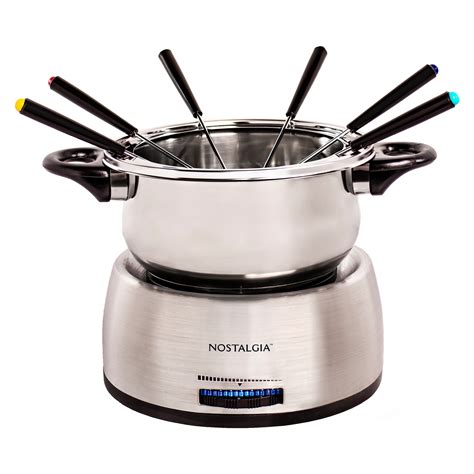 Nostalgia FPS200 6-Cup Stainless Steel Electric Fondue Pot | eBay