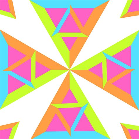 Triangular pattern Digital Art by La Moon Art - Fine Art America