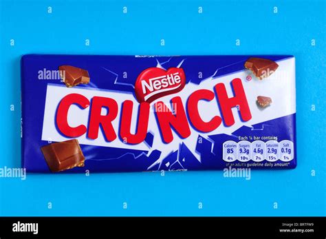 Nestle Milk Chocolate Crunch Bar Stock Photo - Alamy