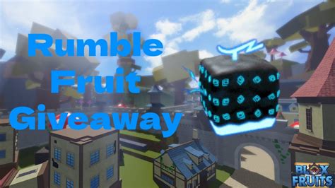 Rumble Fruit Giveaway! - Blox Fruits | Roblox - YouTube