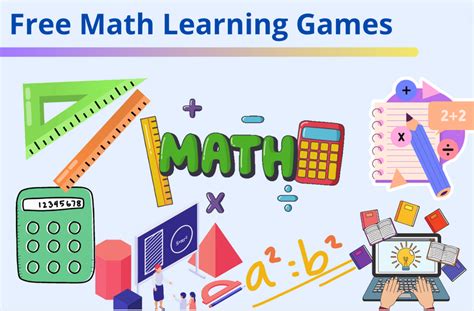 7 Free Fun Math Learning Games for Kids -Create & Learn