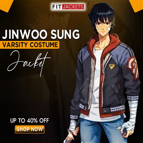 Solo Leveling S01 Jinwoo Sung Varsity Costume Jacket - Sheilastark - Medium