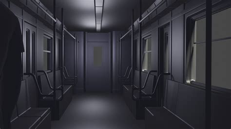 train metro interior 3D model | CGTrader