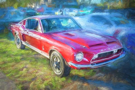 1967 Red Ford Shelby Mustang GT350 X105 Photograph by Rich Franco - Fine Art America