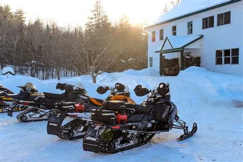 Maine Snowmobiling Tours, Trips, Adventures, Vacations