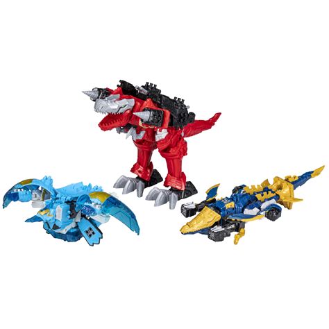 Buy Power Rangers Dino Fury Primal Mega Pack for Kids Ages 4 and Up, T-Rex Champion Zord, Mosa ...