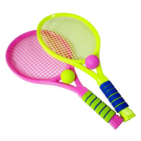 TychoTyke Kids Tennis Racket Play Set Rackets Balls Outdoor (2 Colors) - Walmart.com - Walmart.com