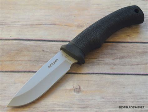 GERBER GATOR FIXED BLADE HUNTING KNIFE MADE IN USA FULL TANG WITH SHEATH – BestBlades4Ever