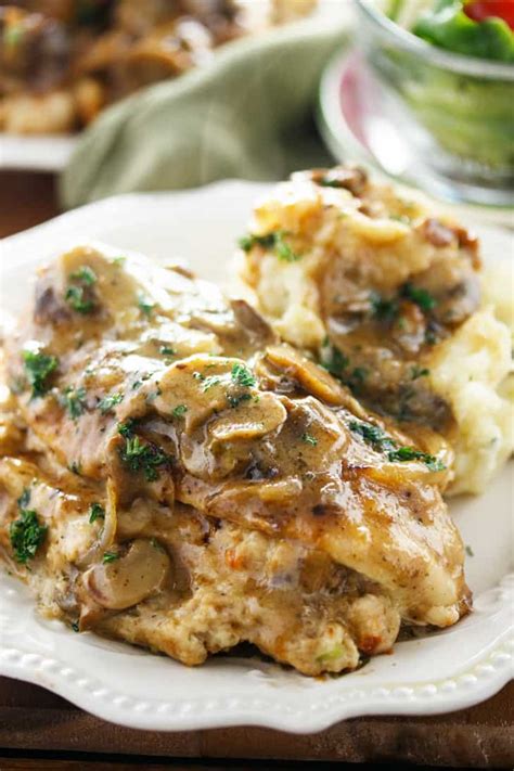 Copycat Olive Garden Stuffed Chicken Marsala - The Cozy Cook