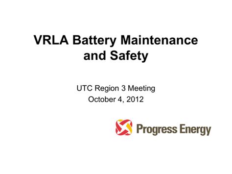 VRLA Battery Safety