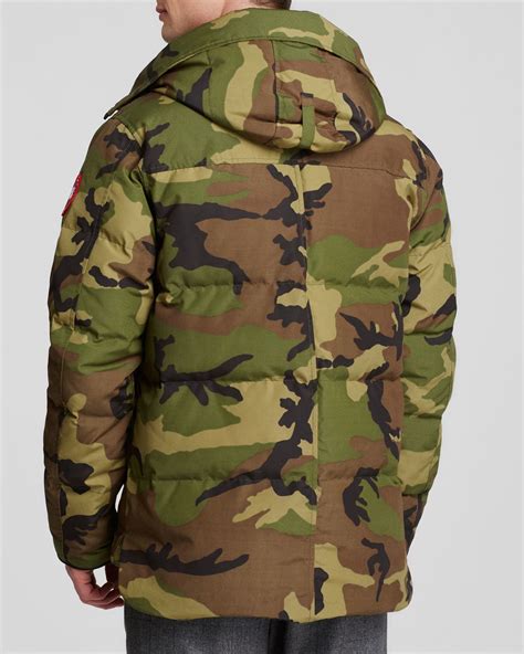 Canada goose Macmillan Camouflage-Print Parka Jacket in Green for Men ...