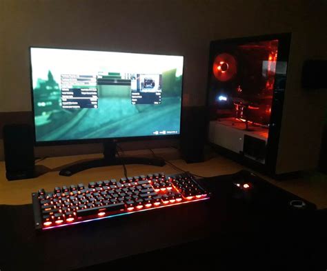 My Gaming/Productivity Rig with Ryzen 5 1600 OC @ 3.85GHz RX 580 | Gaming room setup, Laptop ...