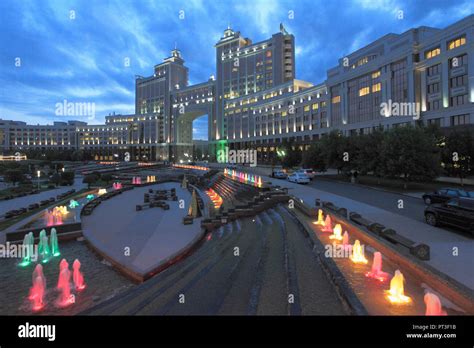 Kazakhstan, Astana, KazMunayGas, oil and gas company, head office Stock Photo - Alamy