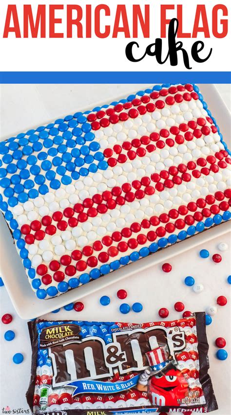 American Flag Cake - Two Sisters