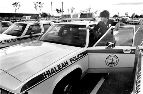 Police cars in Miami used to look like that? See photos of them in action, on the road