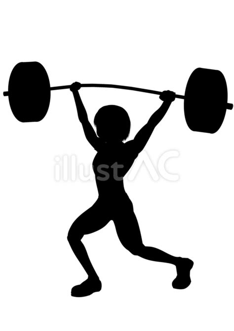 Free Vectors | Weightlifting (Silhouette)