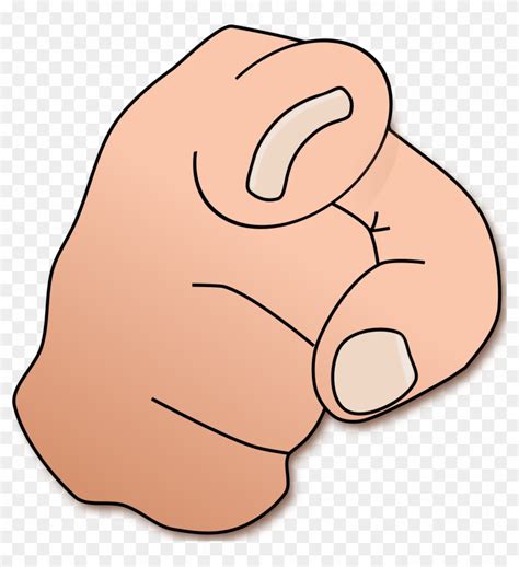 Finger Up Emoji Clipart - Finger Pointing At You Png, Transparent Png - 956x1000(#287772) - PngFind