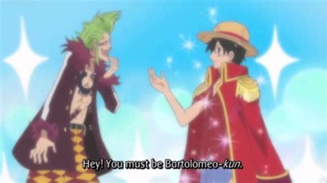 Luffy Meets Bartolomeo - YouTube