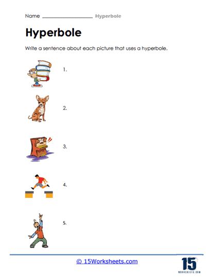 Hyperbole Worksheets - 15 Worksheets.com