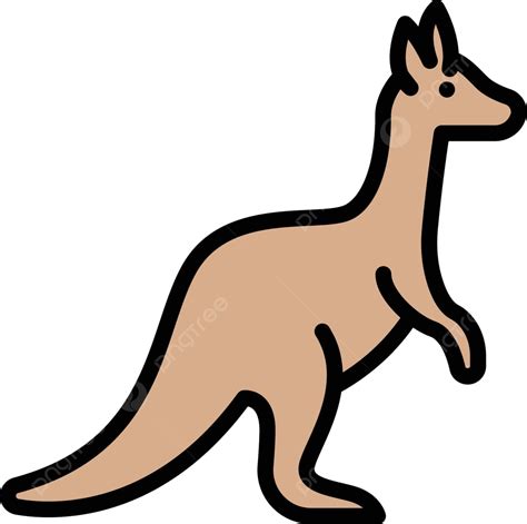 Kangaroo Wallaby Black Zoo Vector, Wallaby, Black, Zoo PNG and Vector with Transparent ...