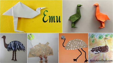 Emu Crafts & Activities for Kids | Craft activities for kids, Craft ...