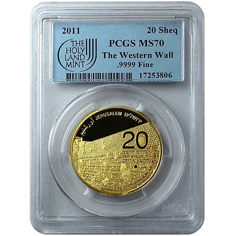 Israeli Gold Tower of David 2010 - Graded MS 69 by PCGS - 1 oz