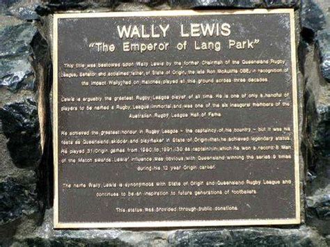 Wally Lewis | Monument Australia