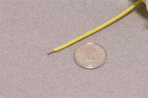 18 AWG Solid Core Wire - Yellow - 25' - BC Robotics