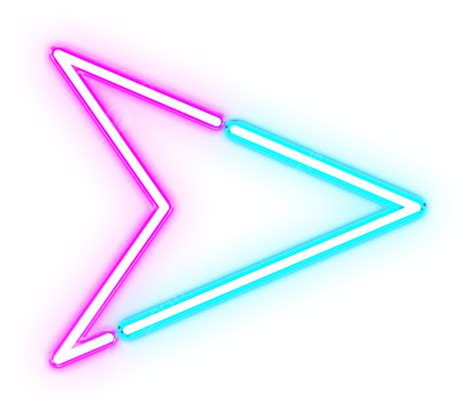 Neon Arrow Sign Effect, Neon Arrows, Neon, Arrow Sign PNG Transparent ...