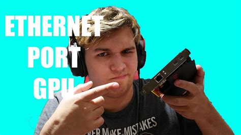 This Graphics Card has an ETHERNET PORT??? - YouTube