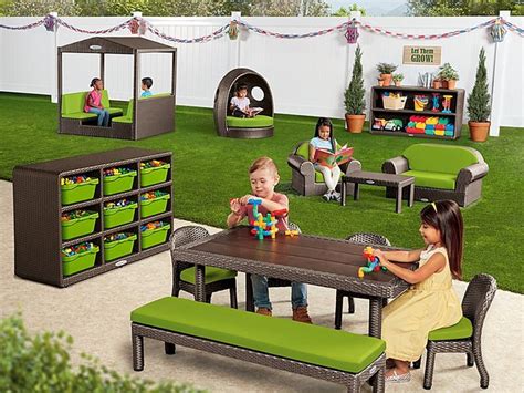 Classroom Furniture | Flexible Seating | Rugs | Tables | Lakeshore® | Outdoor classroom, Daycare ...