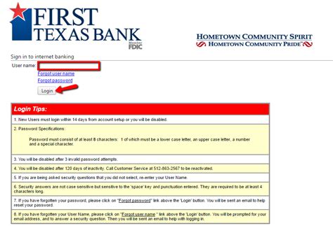 First Texas Bank Online Banking Login - CC Bank