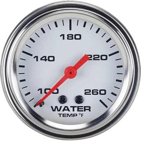 Mechanical Water Temperature Gauge, 2-1/16 Inch, White - Walmart.com ...