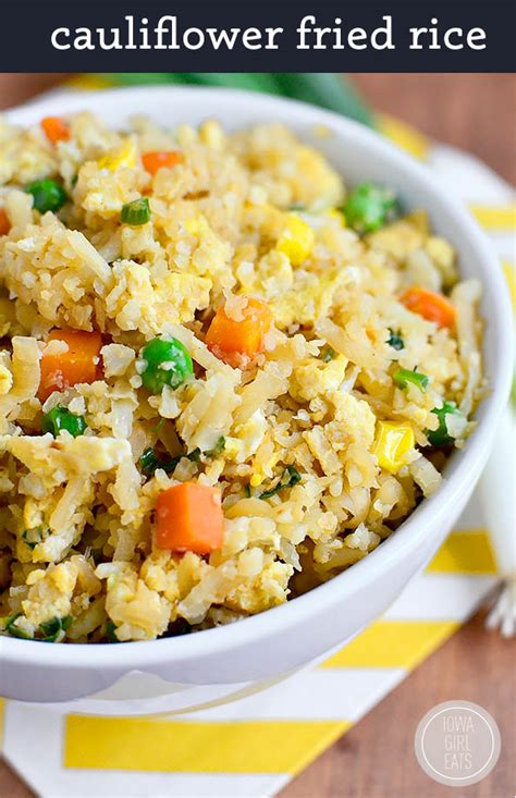 Cauliflower Fried Rice - Light and Healthy