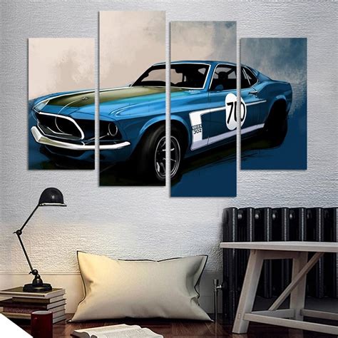 20 Inspirations Car Canvas Wall Art