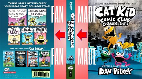 FANMADE CAT KID COMIC CLUB COLLABORATIONS SPINE AND BACK COVER!!! - YouTube