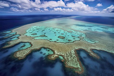 Great Barrier Reef - Aerial View 22104364 Stock Photo at Vecteezy