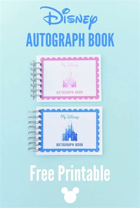 Save Money with this FREE Printable Disney Autograph Book