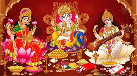 Laxmi Ganesh Saraswati Wallpaper For Mobile God HD Wallpapers