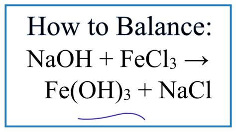 Iron Iii Chloride and Sodium Hydroxide Ionic Equation - Davis-well-Rodgers