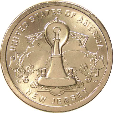 2019 P New Jersey American Innovation Dollar BU Uncirculated Mint Stat ...