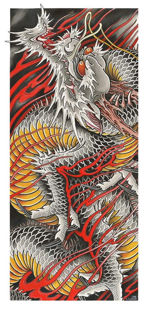 Ru draw of the orient dragon prints print cult – Artofit