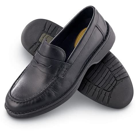 Men's Dexter® Tyler Penny Loafers, Black - 19752, Dress Shoes at Sportsman's Guide