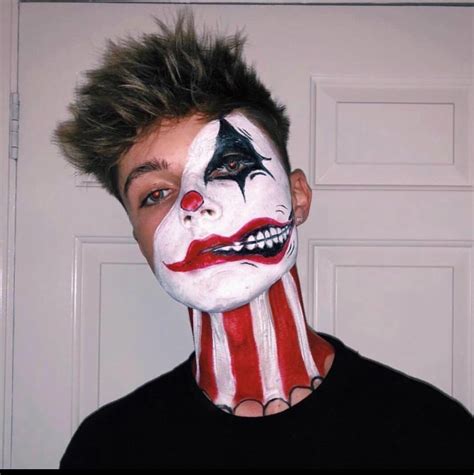 Pin by ᏕᎯᏁᏠᏋ(ᏥᏁ) on GIJ | Boy halloween makeup, Guys halloween makeup, Halloween makeup scary