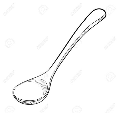 Wooden Spoon Drawing at GetDrawings | Free download