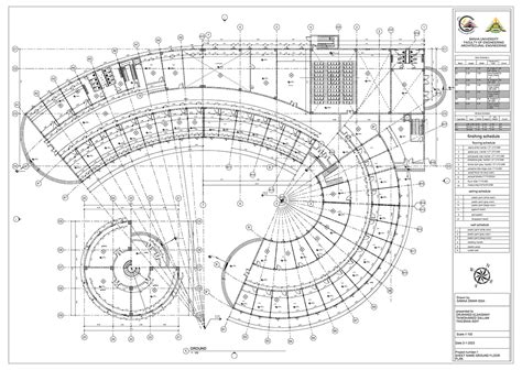 shopping mall project working drawing. :: Behance